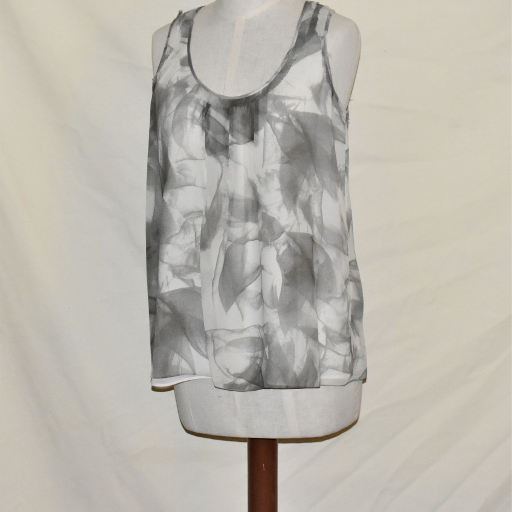 BANANA REPUBLIC Blouse Top S Silk Sleeveless Lined